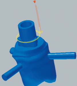 Titanabutment Schlichten der Implantat-Anschlussgeometrien